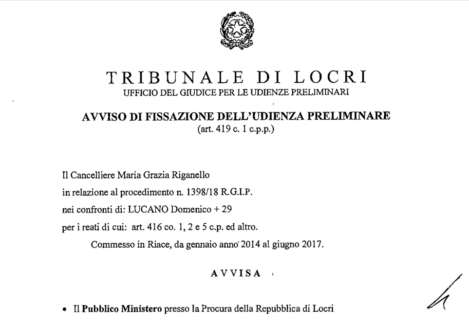 Xenia, Lucano e gli altri a processo ad aprile | Rec News dir. Zaira Bartucca