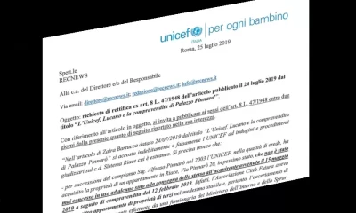 Riceviamo dall'Unicef e pubblichiamo | Rec News dir. Zaira Bartucca