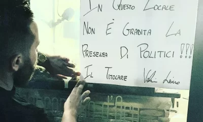 "Qui i politici non entrano", l'iniziativa di un ristoratore della Capitale | Rec News dir. Zaira Bartucca