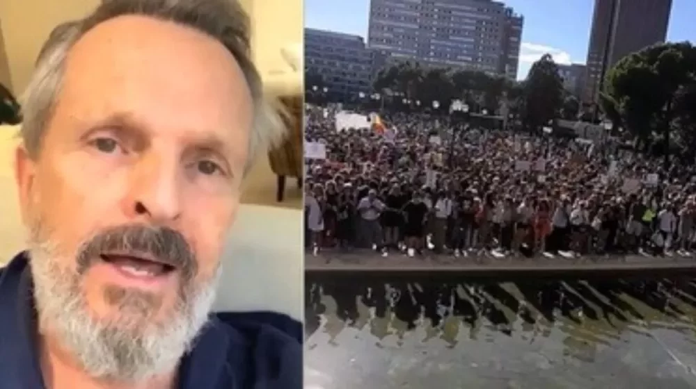 Miguel Bosé estromesso dai social. É la voce delle proteste pacifiche in Spagna | Rec News dir. Zaira Bartucca