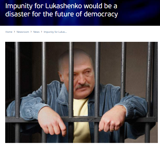 L’azione meschina del PPE: ecco come ha raffigurato il presidente della Bielorussia Lukashenko | Rec News dir. Zaira Bartucca
