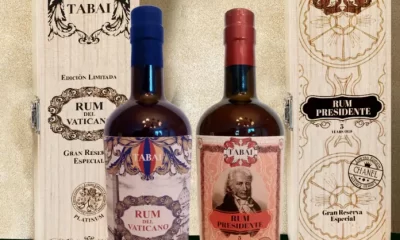 Migliori rum di lusso, quale scegliere? Due delle proposte dell'etichetta Tabai: Vaticano e Presidente | Rec News dir. Zaira Bartucca