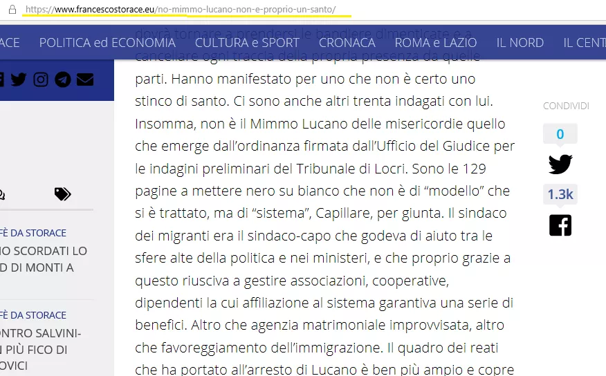 Il vizietto di Francesco Storace e amici | Rec News dir. Zaira Bartucca