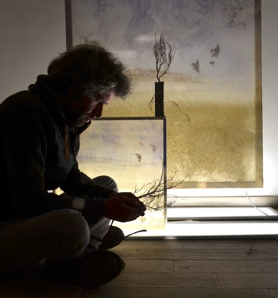 Infrangere lo spazio pittorico e "innestare" le opere. A Udine il dialogo di Ghezzi con la natura | Rec News dir. Zaira Bartucca