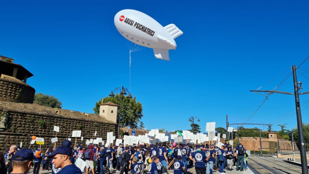 La manifestazione per dire no all'ECT