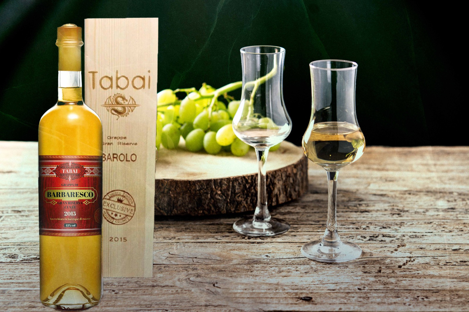 Due tesori da scoprire: la grappa Barbaresco e la grappa Barolo Tabai